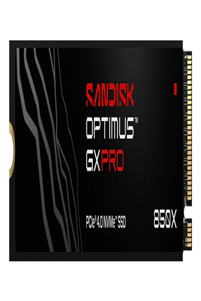 SanDisk Optimus GX PRO 850X - SSD - encrypted - 1 TB - internal - M.2 2280 S3-M (M.2 2280 S3-M) - PCIe 4.0 x4 (NVMe) - TCG Opal Encryption 2.01 - SDSP81100TAN-000E0