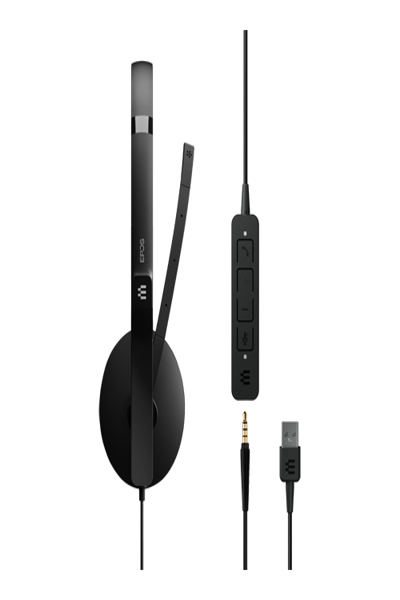 EPOS | SENNHEISER ADAPT 165 USB II - Wired - Office/Call center - 20 - 20000 Hz - 145 g - Headset - Black - 1000916