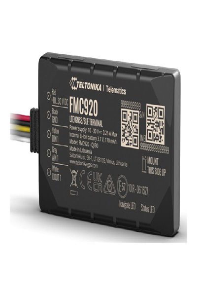 Teltonika FMC920 - GPS/GLONASS/GALILEO/BeiDou/QZSS tracking device