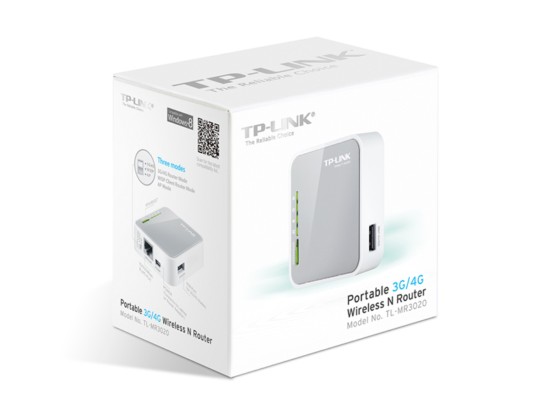 TP-LINK 3G/4G WLAN Router (TL-MR3020) - TL-MR3020