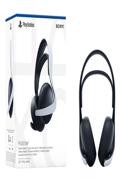 Sony PULSE Elite, sans fil, jeu, casque, noir, blanc