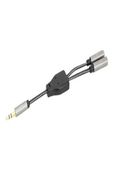 Câble répartiteur en Y pour casque Manhattan 15 cm