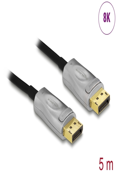 Delock Aktives Optisches Kabel DisplayPort 1.4 8K - Cable - Digital/Display/Video - 85879