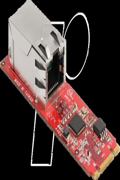 Delock Nätverksadapter - M.2 2280 - 62985