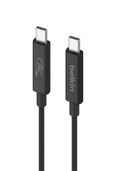 Belkin USB4 240W 20Gbps 2m cable - High speed digital transfer - INZ004BT2MBK