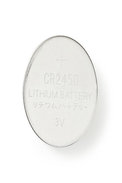 Nedis BALCR24505BL - Single-use battery - CR2450 - Lithium - 3 V - 5 pc(s) - Silver