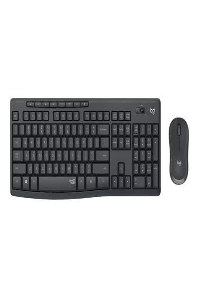 Logitech MK295 Silent Wireless Combo - Full-size (100%) - Wireless - RF Wireless - AZERTY - Graphite - Mouse included - 920-009803