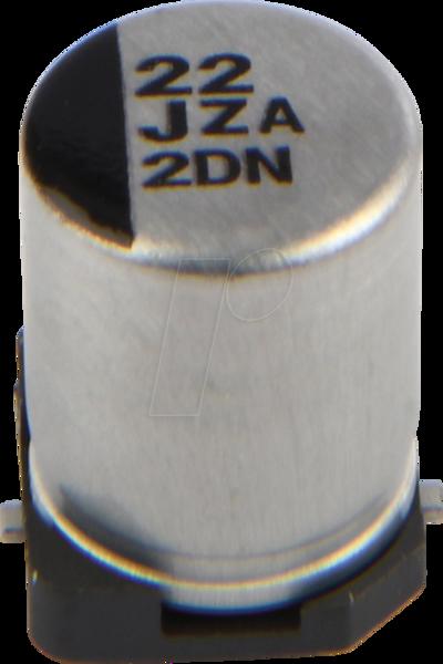 EEHZA 22U 63 - ELKO-Polymere Hybrid SMD 22µF 63 V 6.3x7.7 mm