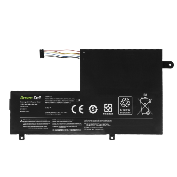 Green Cell batteri L14M3P21 for Lenovo Yoga 500-14IBD 500-14 - LE124