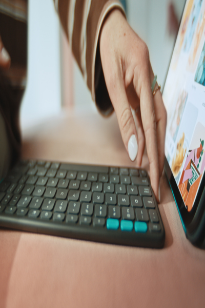 LOGITECH FLIP FOLIO - GRAPHITE-PAN-BT KEYBOARD QWERTY - 920-013401
