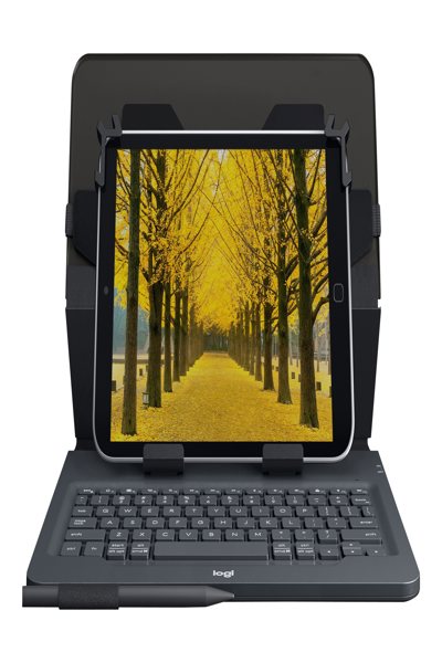 Logitech Universal Folio with integrated keyboard for 9-10" tablets - Danish - Any brand - iPad Air 2 iPad Air iPad 2 iPad 3 iPad 4 Samsung Galaxy TabÃ‚Â® A-9.7 in Samsung Galaxy Tab S-10.5... - Black - 24.6 cm (9.7") - Bluetooth - Power - 920-008340