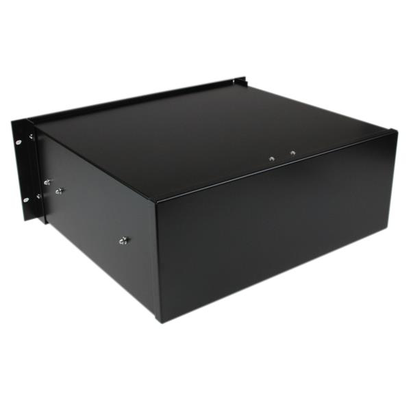 StarTech 4U Black Steel Storage Drawer for 19in Racks - 4UDRAWER