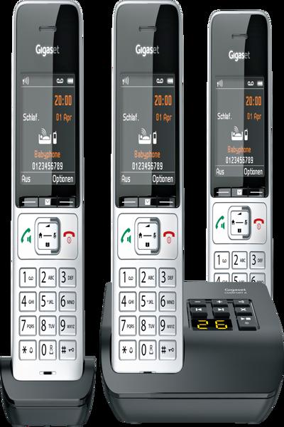 Gigaset Comfort 500A Trio Silver/Black Phone - L36852-H3023-B111