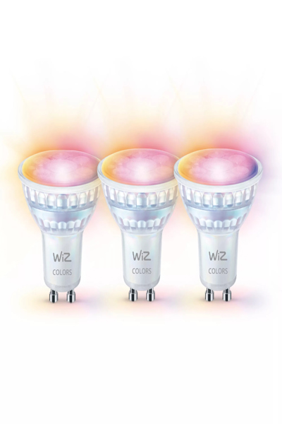 Signify WiZ White & Color GU10 Tunable 60W Verre Dreierpack