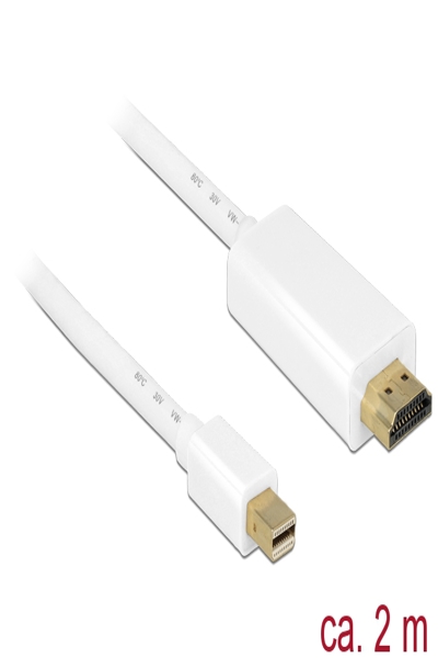 Delock Adapter cable - Mini DisplayPort male to HDMI male - 83707