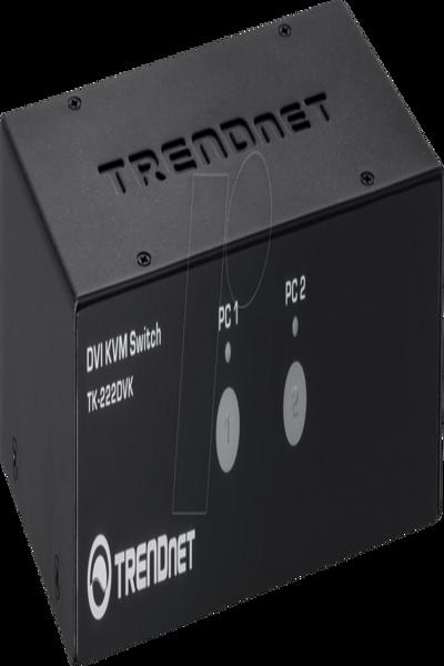 TRENDnet TK 222DVK - KVM / ljud / USB-omkopplare - TK-222DVK
