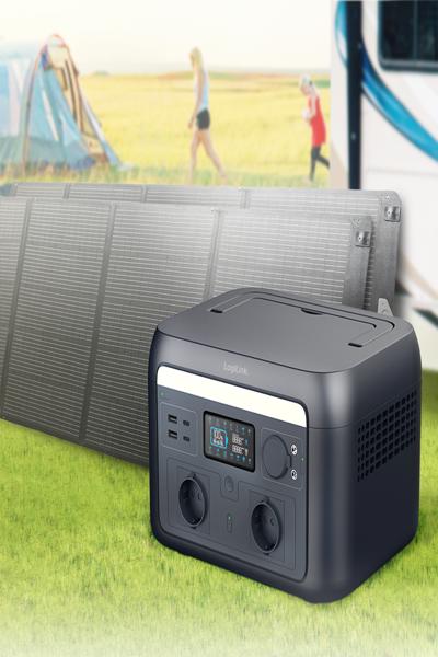LogiLink 600W bärbar kraftstation LiFePO4 Tuya - PPS0600