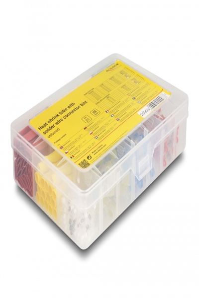 Kit d'isolation de fil Delock - blanc, bleu, jaune, rouge, vert, marron, transparent