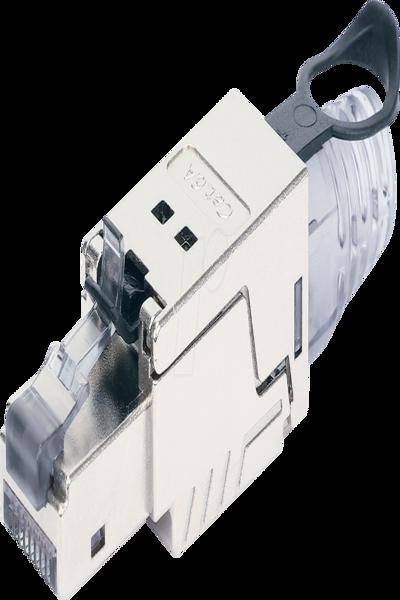 Intellinet Cat6a 10G Shielded Toolless RJ45 Modular Plug with Pull-ring Release - 790741