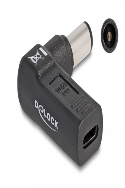 Delock Power adapter - 24 pin USB-C (F) to DC jack 7.4 x 5 mm (M) - 60008