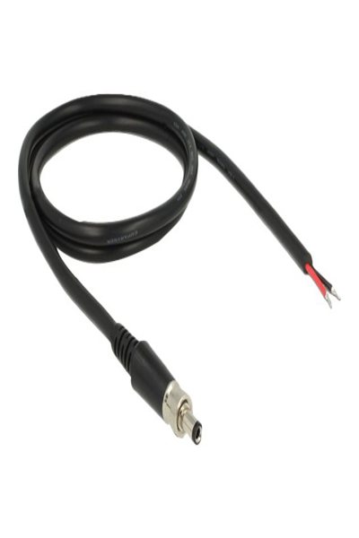 Delock Strömkabel - DC-hona 2,1/5,5/9,5 mm (hane) till bar ledning - 89907