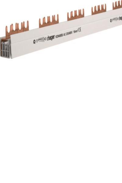 Rail de phase Hager KDN480B 80A 4 broches 16qmm
