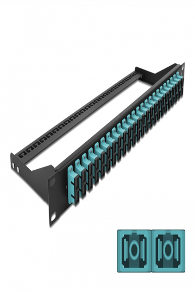 Delock Patch panel - rack mountable - 43395