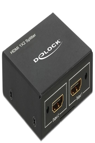 Delock HDMI-splitter 1 x HDMI in > 2 x HDMI ut 4K - 87701