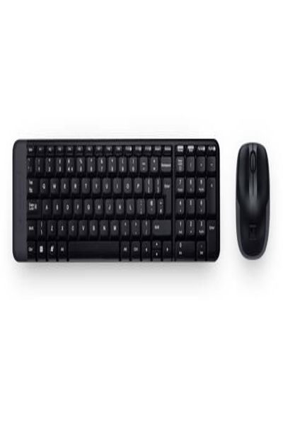 Logitech Wireless Combo MK220 - Full-size (100%) - Wireless - USB - Black - Mouse included - 920-003158