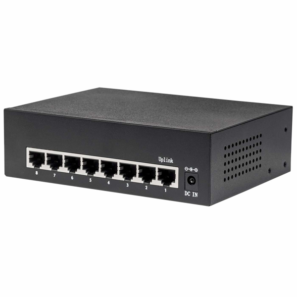 8-portars Gigabit Ethernet PoE+ Switch - 561204