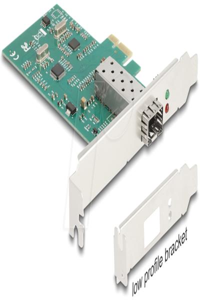 Delock Network adapter - PCIe 2.1 low profile - 88216