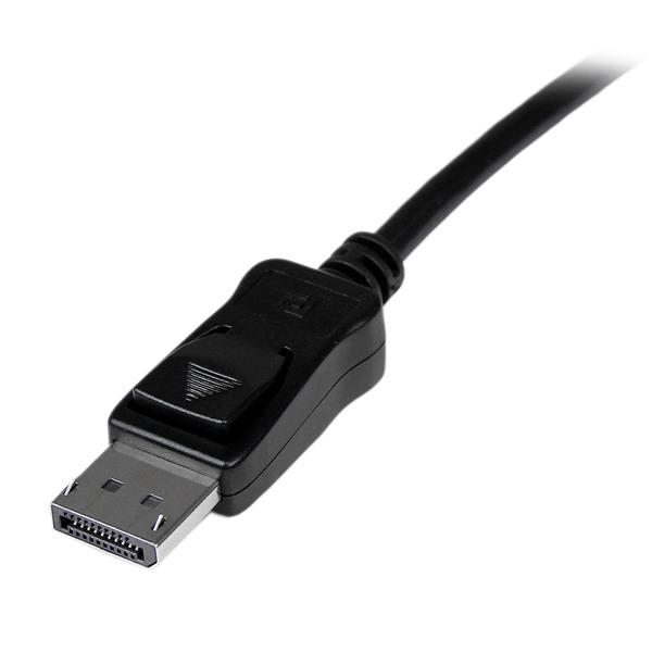 StarTech Active DisplayPort Cable - Video/Audio Cable - DisplayPort (M) - DisplayPort (M) - 10.0m - Locked, Active Cable (Signal Regeneration) - Black (DISPL10MA) - DISPL10MA