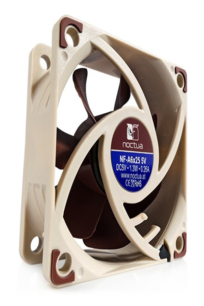Noctua NF A6x25 5V - Fan - 6 cm - 3000 RPM - 29.2 mÃ‚Â³/h - White