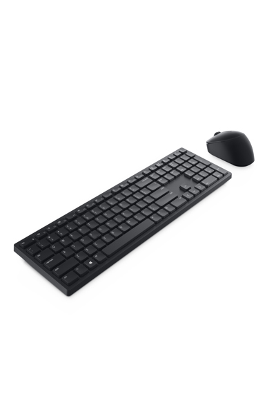 Dell KM5221W - Full-size (100%) - Wireless - RF Wireless - AZERTY - Black - Mouse included - KM5221WBKB-BEL
