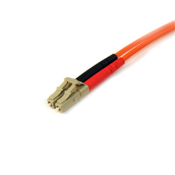 StarTech Multimode 50/125 Duplex Fiber Optic Patch Cable LC - LC - Patch Cable - LC Multi-Mode (M) - LC Multi-Mode (M) - 10.0m - Fiber Optic - 50/125 Micrometers - Orange (50FIBLCLC10) - 50FIBLCLC10