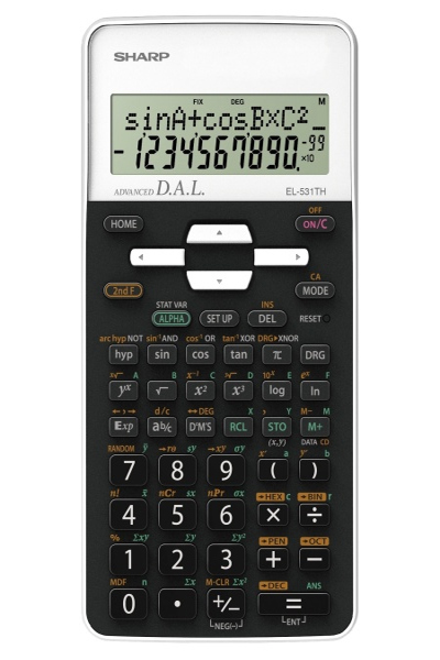 Calculatrice scientifique Sharp EL531TH Noir Blanc