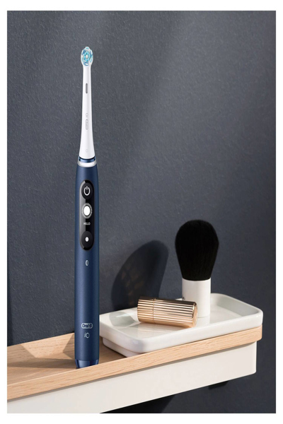 Braun iO Series 7N Sapphire Blue - Adult - Vibrating toothbrush - Daily care - Deep clean - Gum care - Sensitive - Whitening - Blue - Round - Battery - 409311