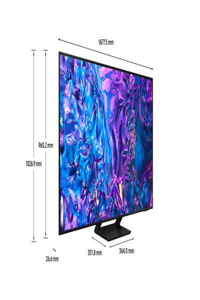 Samsung TQ75Q70DAT 75 OLED 4K UHD Smart TV Wifi Black - Televisor - TQ75Q70DATXXC