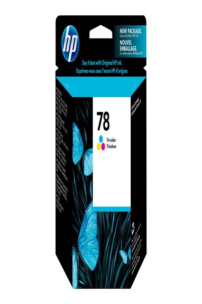 HP 78 Tri-Color Original Ink Cartridge: 19ml, 560 Pages - C6578D