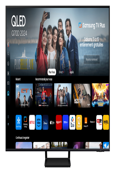 Samsung TQ75Q70DAT 75 OLED 4K UHD Smart TV Wifi Black - Televisor - TQ75Q70DATXXC