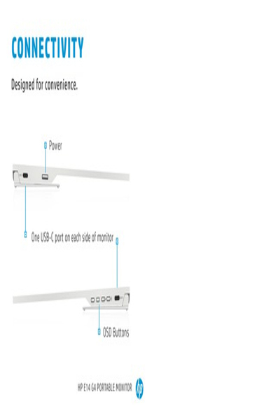 HP E-Series E14 G4 - 35.6 cm (14") - 1920 x 1080 pixels - Full HD - LED - 5 ms - White - 1B065AA#ABB