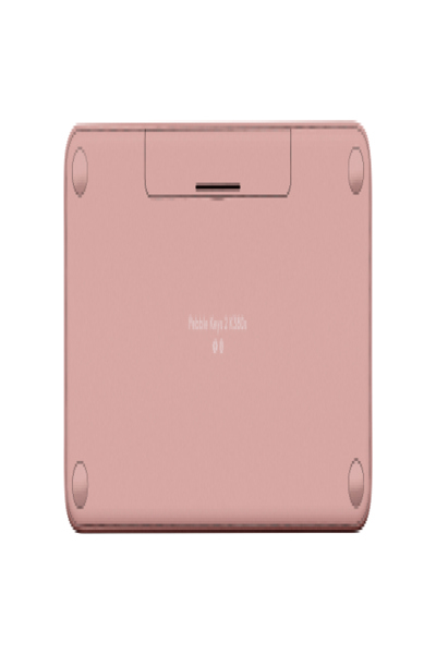 Logitech Pebble Keys 2 K380s - Mini - Wireless - RF Wireless + Bluetooth - Scissor key switch - AZERTY - Pink - 920-011805