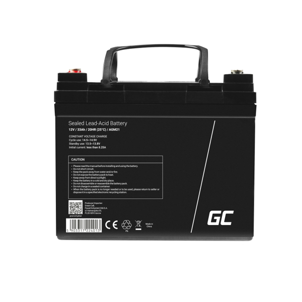 AGM21 UPS battery Sealed lead acid (VRLA) 12 V 33 Ah - AGM21