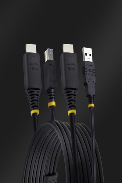 StarTech.com 10ft HDMI and USB 5Gbps KVM Cable - HU12210-KVM-CABLE