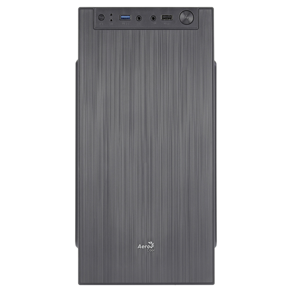 AeroCool CS-108 S-BK-v1 ATX chassis, black, simple design - ACCS-PC16014.11