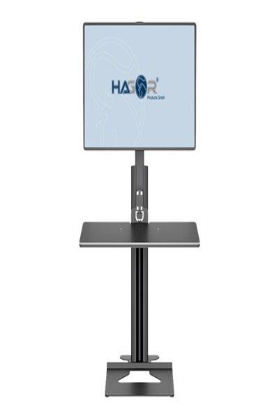 Hagor Monitor Workstation Sit & Stand Freestanding - 7424