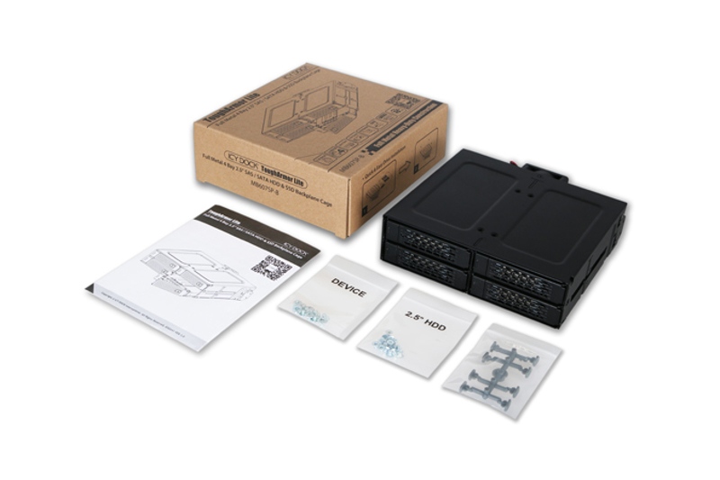 ICY Dock ToughArmor - MB607SP-B - 4x 2.5" SATA SSD/HDD - MB607SP-B