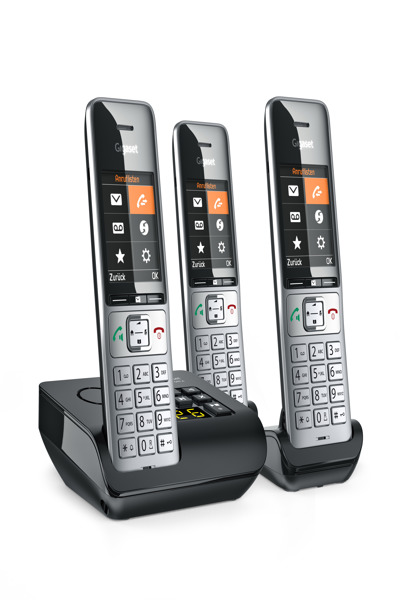 Gigaset Comfort 500A Trio Silver/Black Phone - L36852-H3023-B111