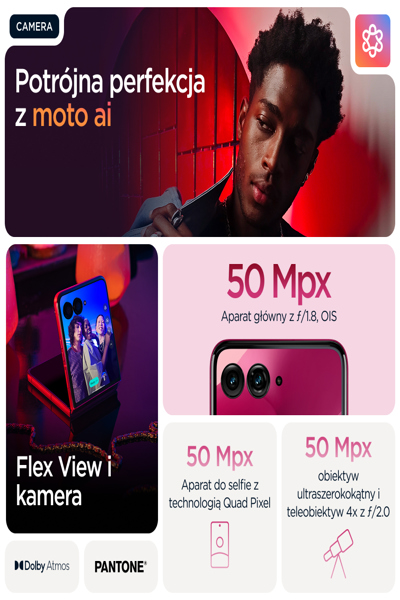 Motorola Solutions Motorola razr 60 Ultra 16/512GB Cabaret pink - PB8R0061PL