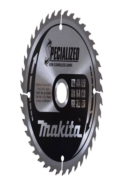 Makita B-32960 SPECIALIZED SÃƒÂ¤geblatt 165x20x40Z